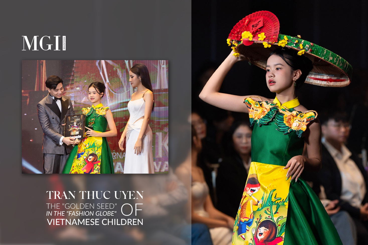 Tran Thuc Uyen - the "golden seed" in Vietnamese children's fashion field